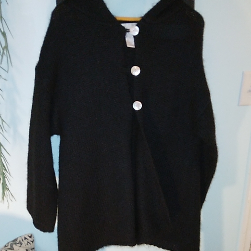 Soft Surroundings Hoodie Botton Up Sweater - Picture 8 of 10